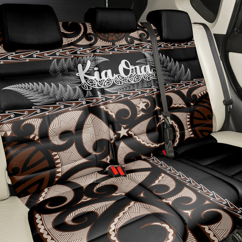 kia-ora-new-zealand-back-car-seat-cover-aotearoa-proud-maori-with-silver-fern