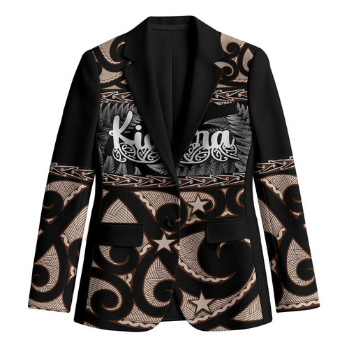 Kia Ora New Zealand Blazer Aotearoa Proud Maori Silver Fern - Aussie Hoodie