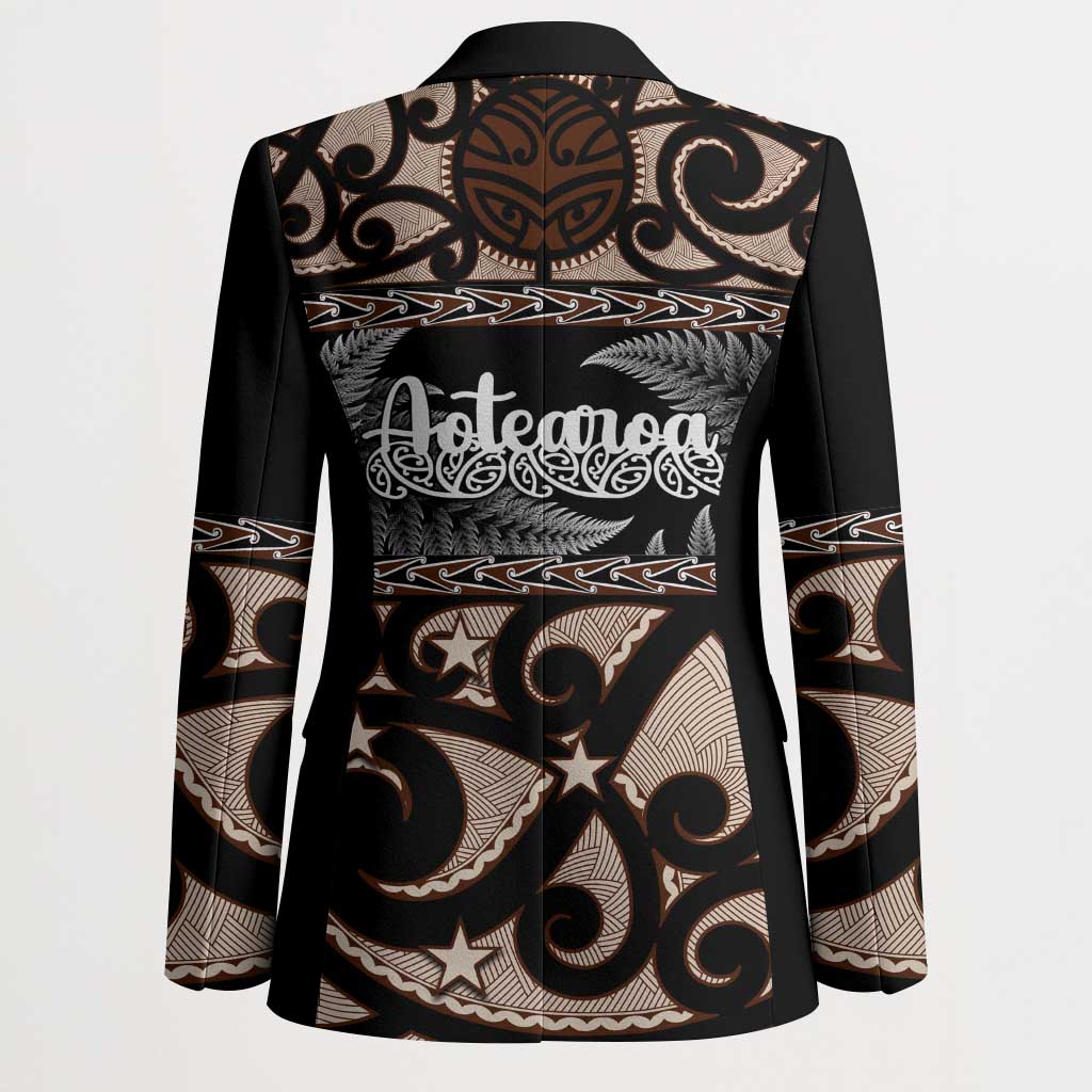 Kia Ora New Zealand Blazer Aotearoa Proud Maori Silver Fern - Aussie Hoodie