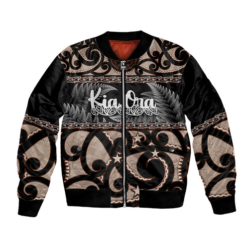 kia-ora-new-zealand-bomber-jacket-aotearoa-proud-maori-with-silver-fern