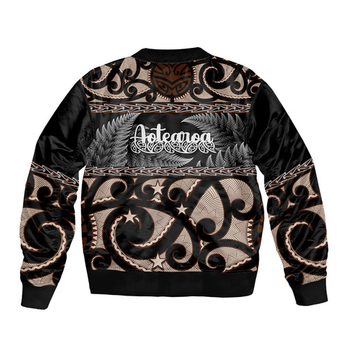 kia-ora-new-zealand-bomber-jacket-aotearoa-proud-maori-with-silver-fern