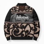 Kia Ora New Zealand Bomber Puffer Jacket Aotearoa Proud Maori Silver Fern - Aussie Hoodie