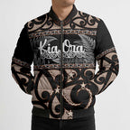 Kia Ora New Zealand Bomber Puffer Jacket Aotearoa Proud Maori Silver Fern - Aussie Hoodie