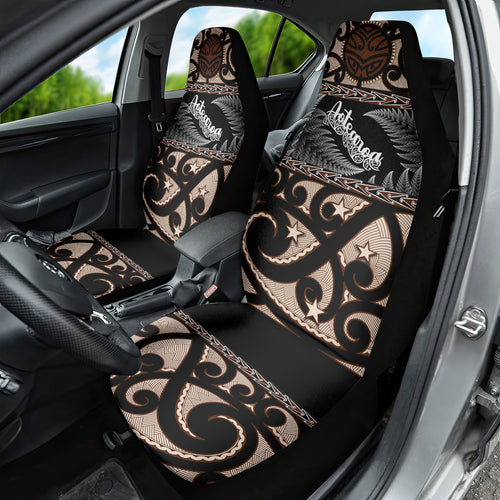 kia-ora-new-zealand-car-seat-cover-aotearoa-proud-maori-with-silver-fern