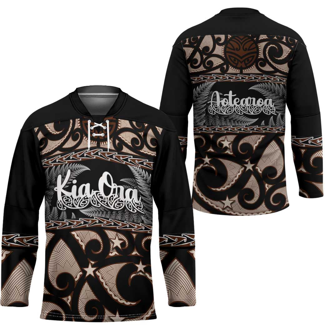 Kia Ora New Zealand Hockey Jersey Aotearoa Proud Maori Silver Fern - Aussie Hoodie