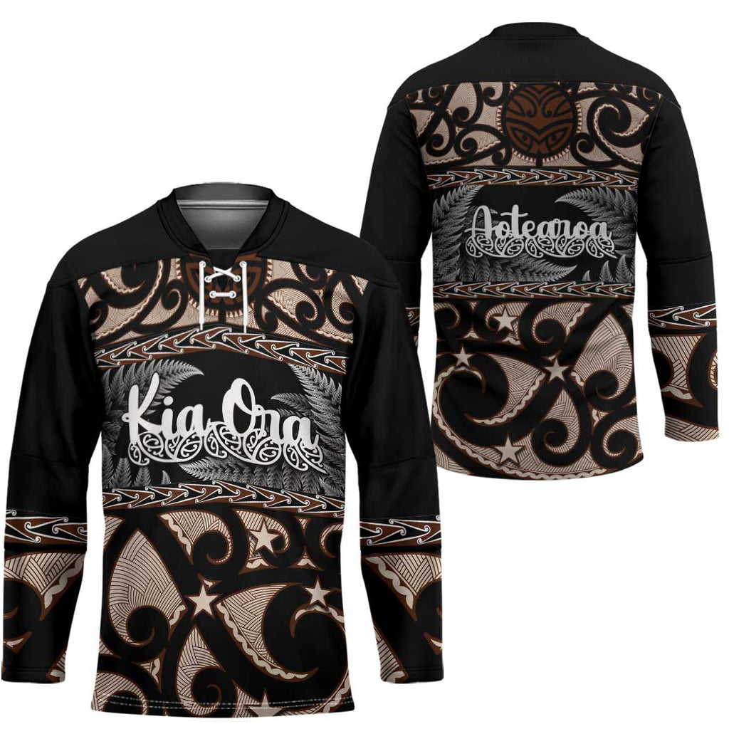 Kia Ora New Zealand Hockey Jersey Aotearoa Proud Maori Silver Fern - Aussie Hoodie