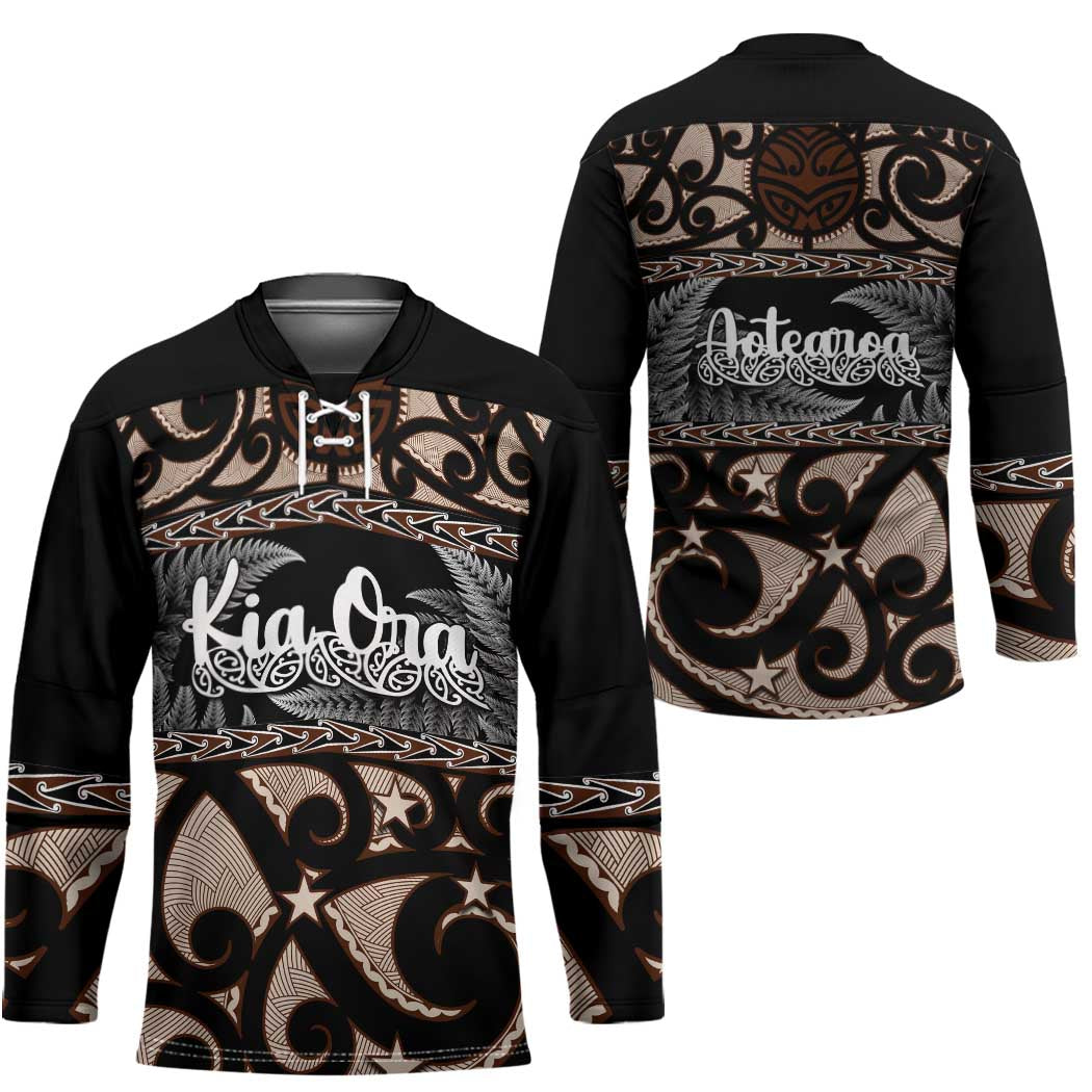 Kia Ora New Zealand Hockey Jersey Aotearoa Proud Maori Silver Fern - Aussie Hoodie