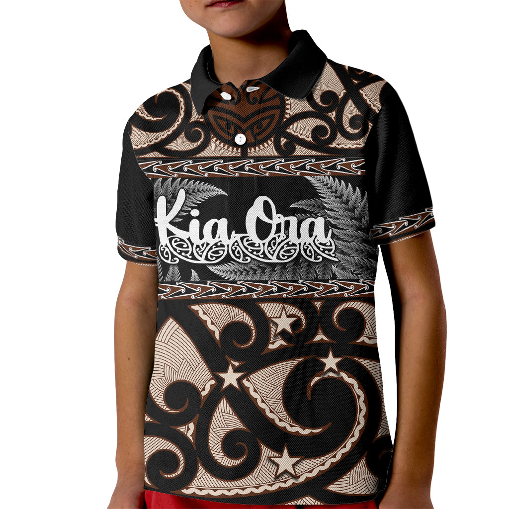 kia-ora-new-zealand-kid-polo-shirt-aotearoa-proud-maori-with-silver-fern