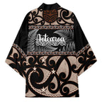 Kia Ora New Zealand Kimono Aotearoa Proud Maori Silver Fern - Aussie Hoodie