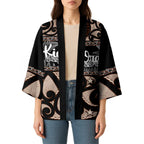 Kia Ora New Zealand Kimono Aotearoa Proud Maori Silver Fern - Aussie Hoodie