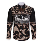 kia-ora-new-zealand-long-sleeve-button-shirt-aotearoa-proud-maori-with-silver-fern