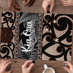 Kia Ora New Zealand Puzzle Aotearoa Proud Maori Silver Fern - Aussie Hoodie