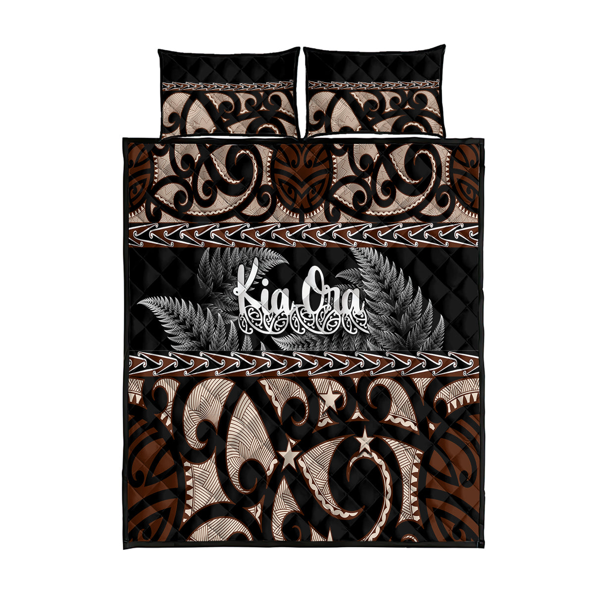 kia-ora-new-zealand-quilt-bed-set-aotearoa-proud-maori-with-silver-fern