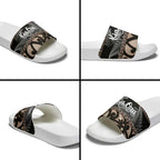 Kia Ora New Zealand Slide Sandals Aotearoa Proud Maori Silver Fern - Aussie Hoodie