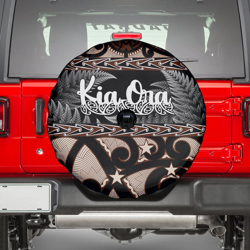 kia-ora-new-zealand-spare-tire-cover-aotearoa-proud-maori-with-silver-fern