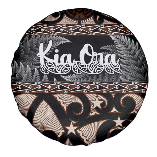 kia-ora-new-zealand-spare-tire-cover-aotearoa-proud-maori-with-silver-fern