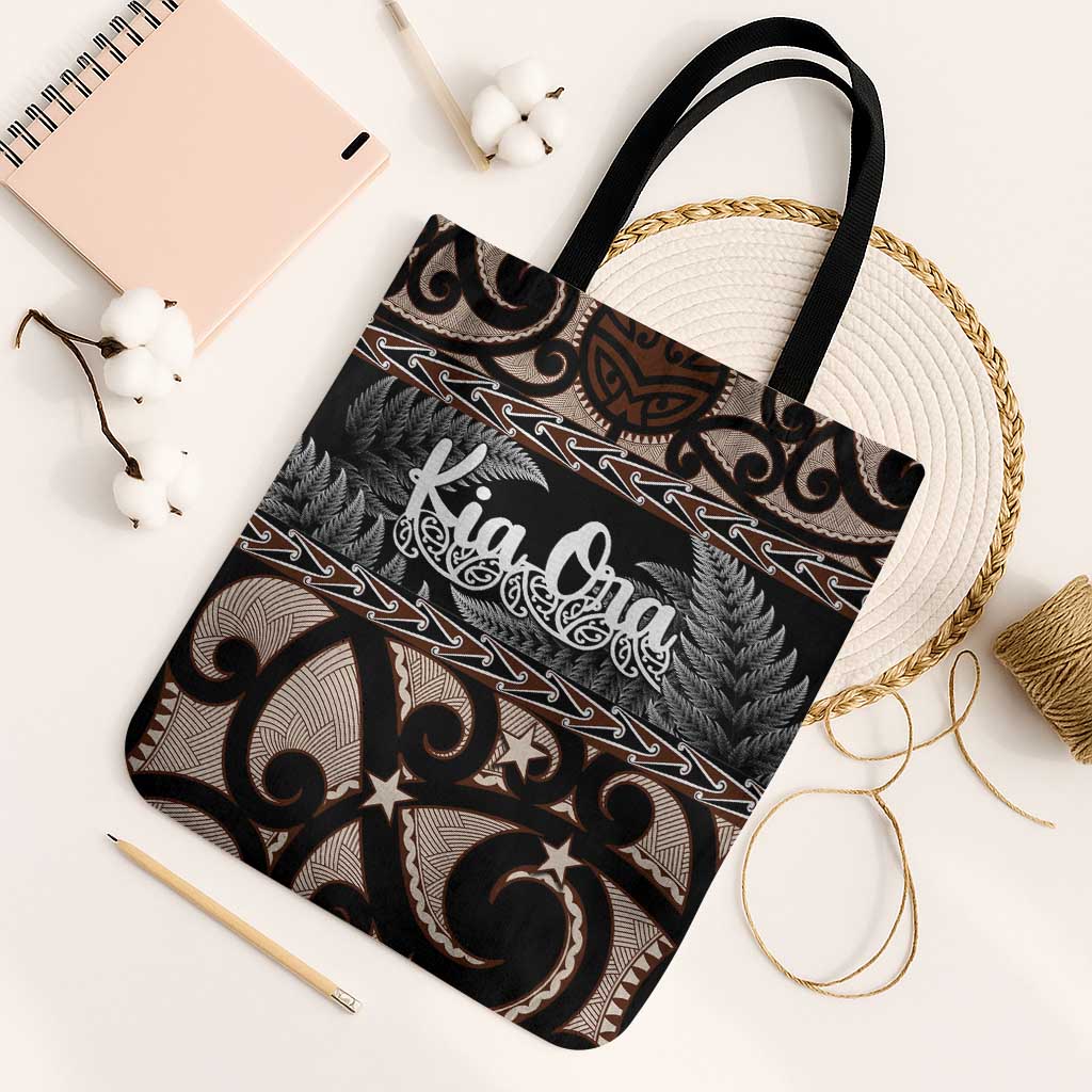 Kia Ora New Zealand Tote Bag Aotearoa Proud Maori Silver Fern - Aussie Hoodie