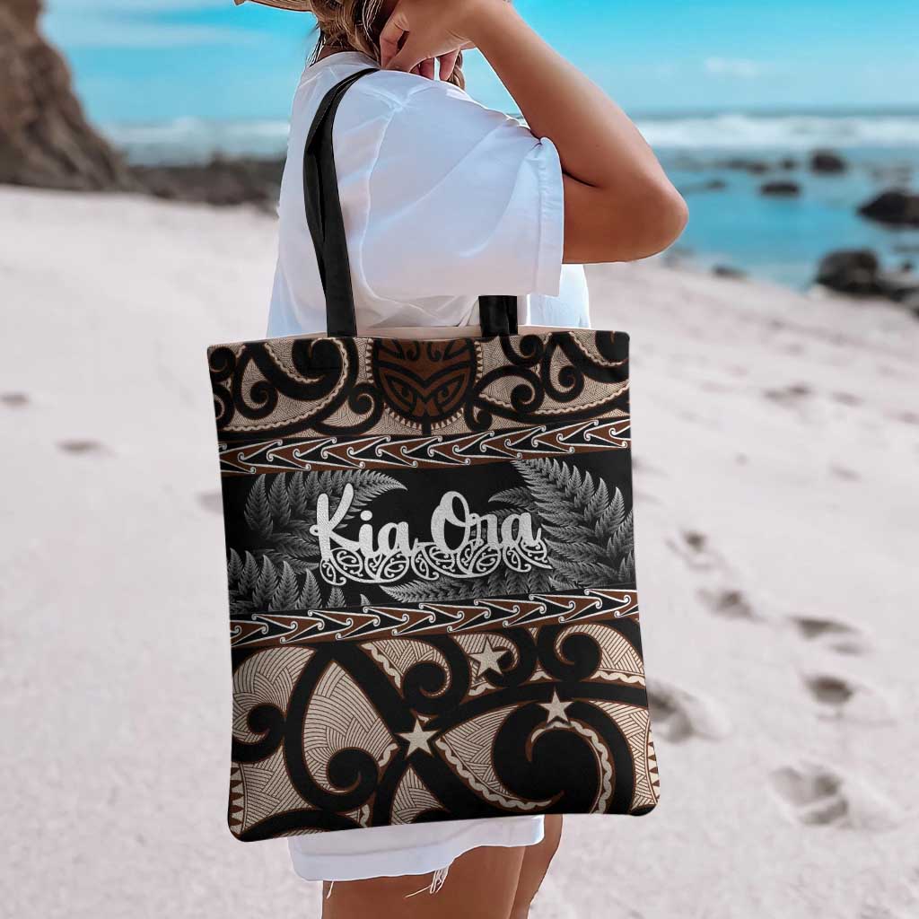 Kia Ora New Zealand Tote Bag Aotearoa Proud Maori Silver Fern - Aussie Hoodie