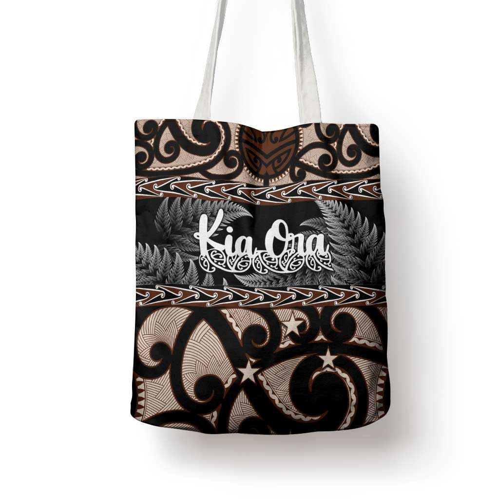 Kia Ora New Zealand Tote Bag Aotearoa Proud Maori Silver Fern - Aussie Hoodie
