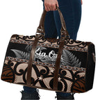 Kia Ora New Zealand Travel Bag Aotearoa Proud Maori Silver Fern - Aussie Hoodie