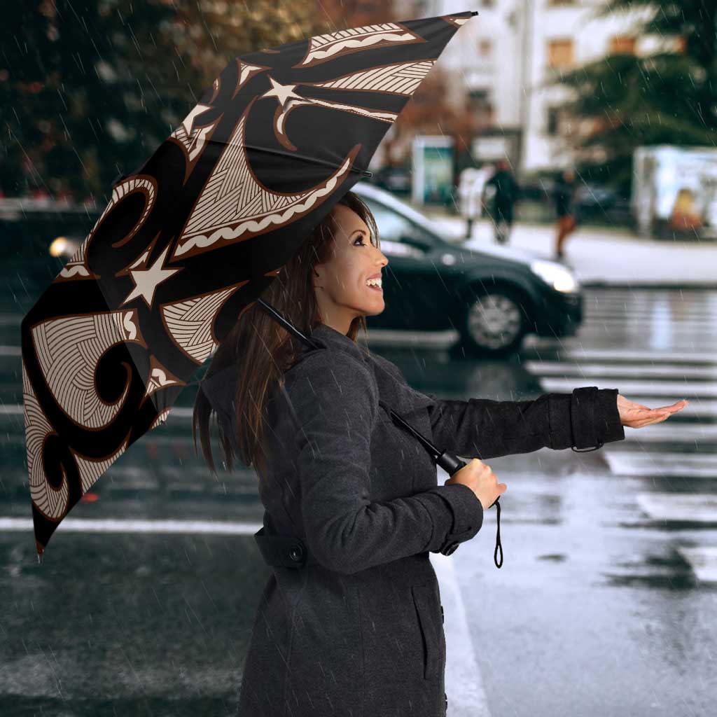 Kia Ora New Zealand Umbrella Aotearoa Proud Maori Silver Fern - Aussie Hoodie