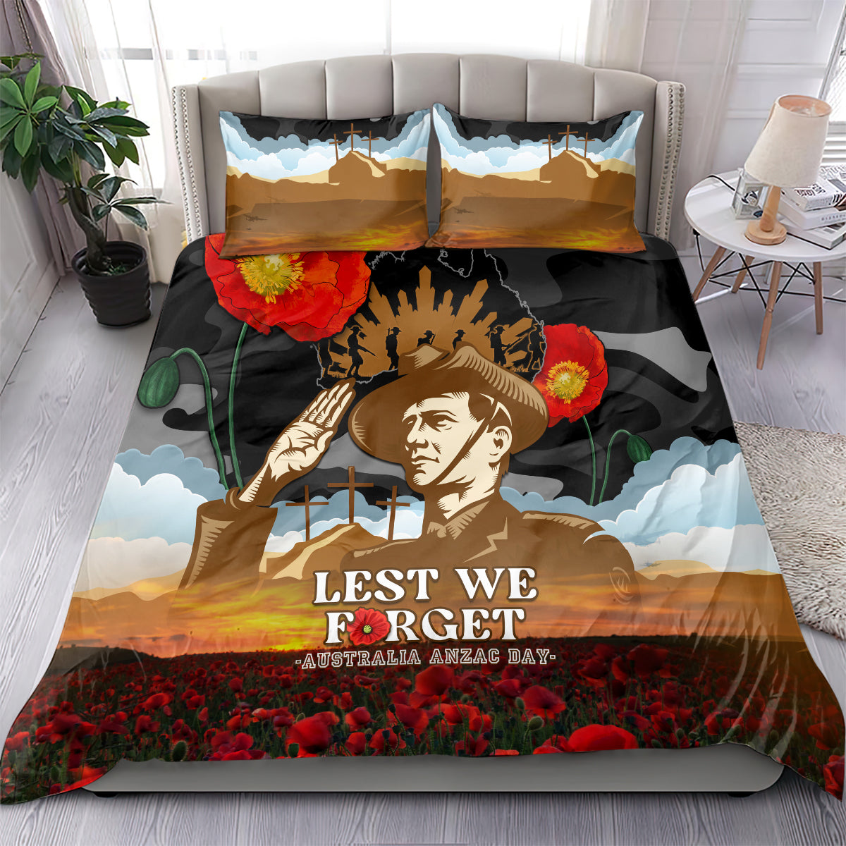 australia-anzac-day-bedding-set-lest-we-forget-australian-army-corps