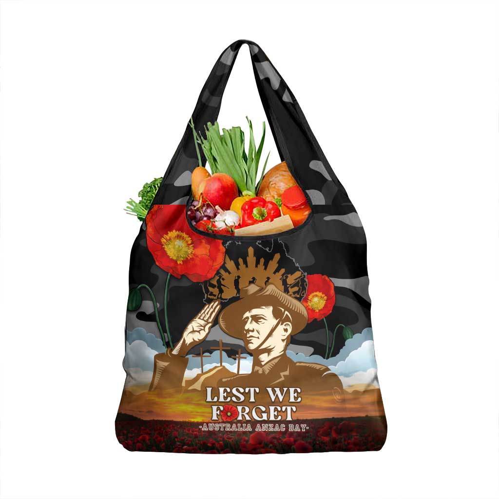 Australia ANZAC Day Grocery Bag Lest We Forget Australian Army Corps