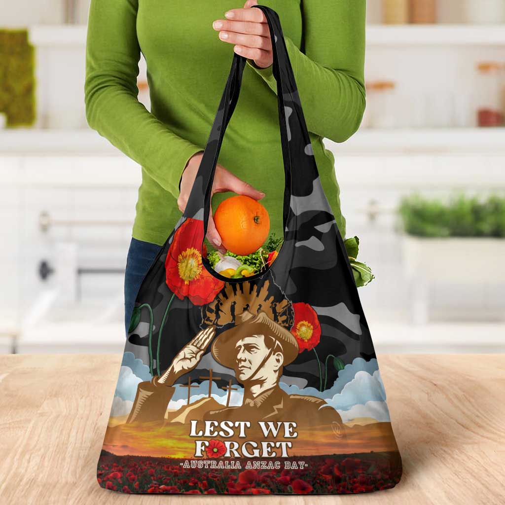 Australia ANZAC Day Grocery Bag Lest We Forget Australian Army Corps