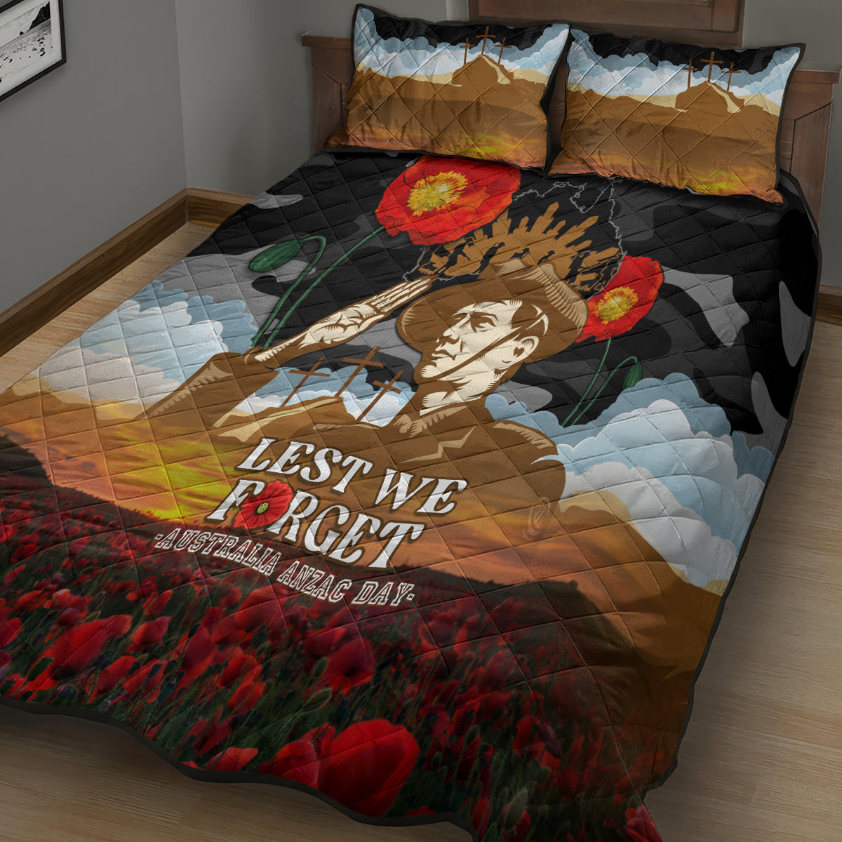 australia-anzac-day-quilt-bed-set-lest-we-forget-australian-army-corps