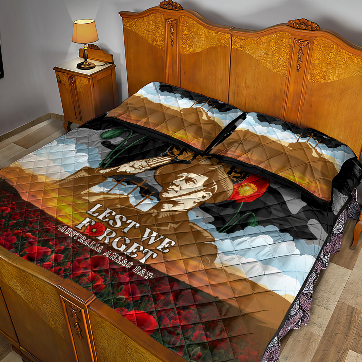 australia-anzac-day-quilt-bed-set-lest-we-forget-australian-army-corps