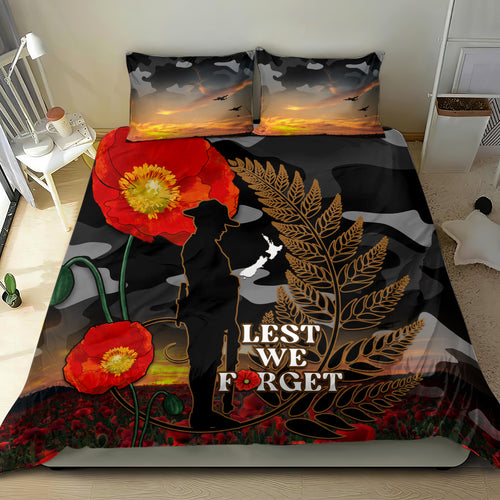 new-zealand-anzac-day-bedding-set-lest-we-forget-silver-fern-with-camouflage