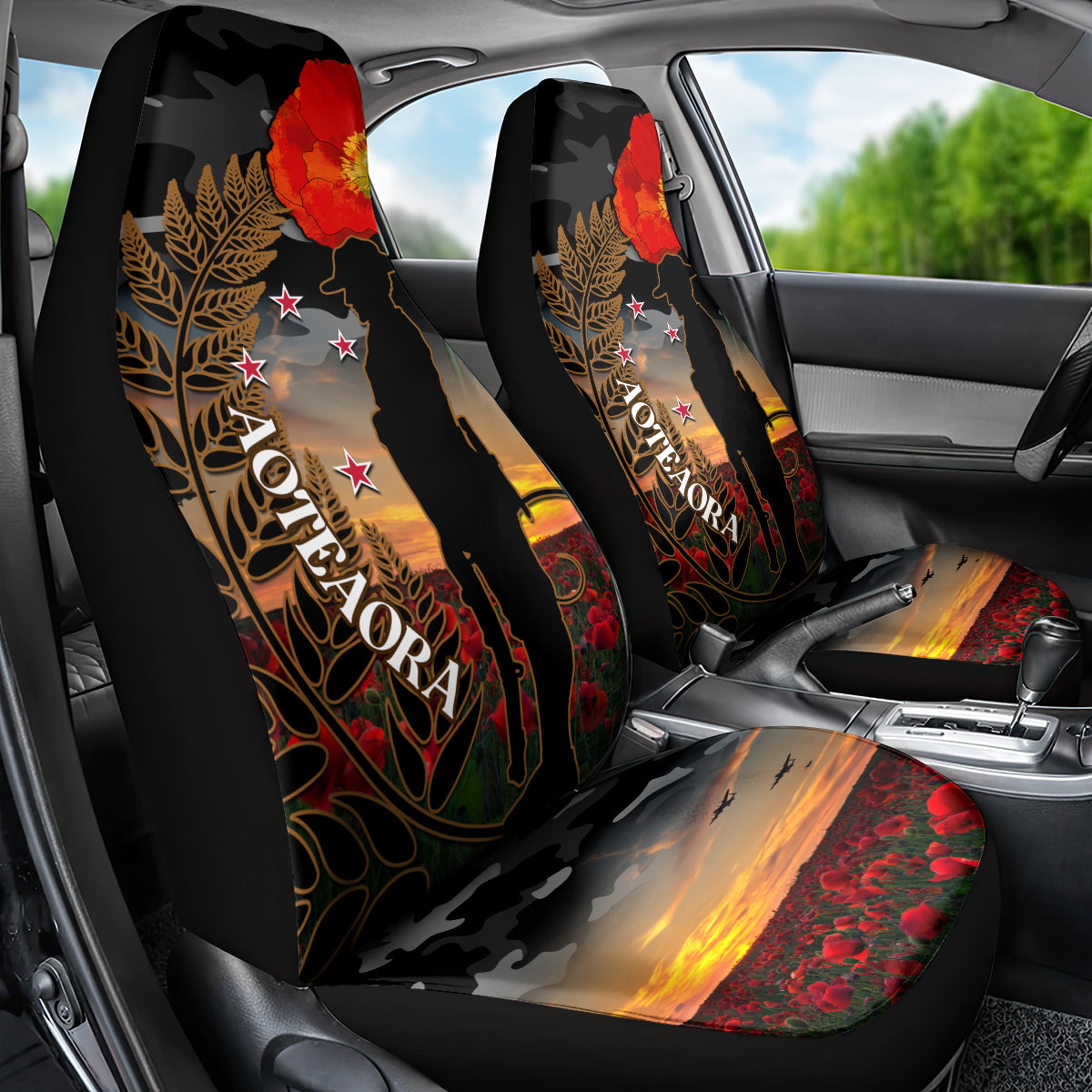 new-zealand-anzac-day-car-seat-cover-lest-we-forget-silver-fern-with-camouflage