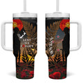 New Zealand ANZAC Day Tumbler With Handle Lest We Forget Silver Fern With Camouflage
