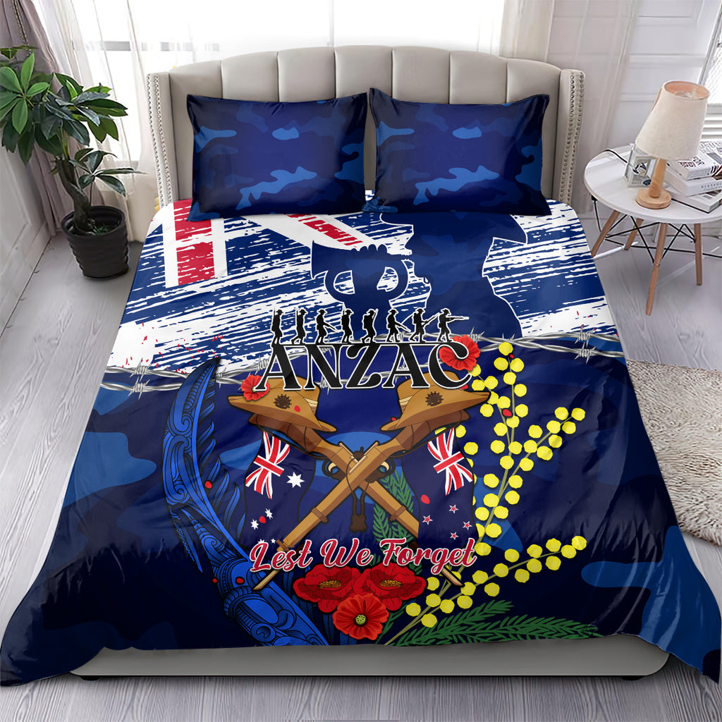 australia-and-new-zealand-anzac-day-bedding-set-lest-we-forget-silver-fern-with-golden-wattle