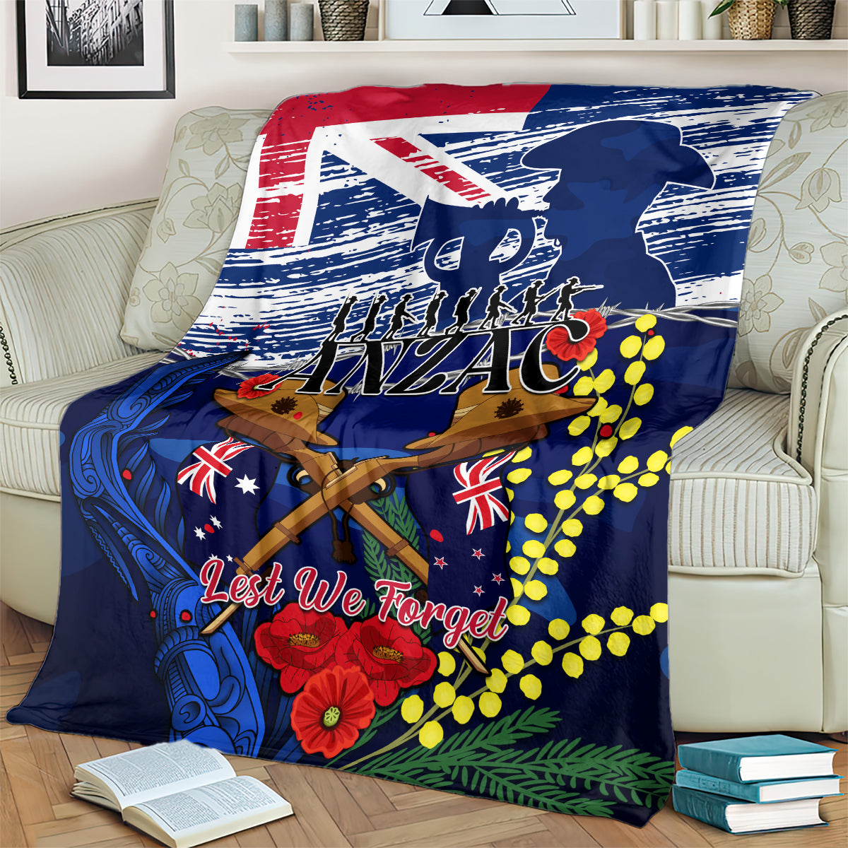 australia-and-new-zealand-anzac-day-blanket-lest-we-forget-silver-fern-with-golden-wattle
