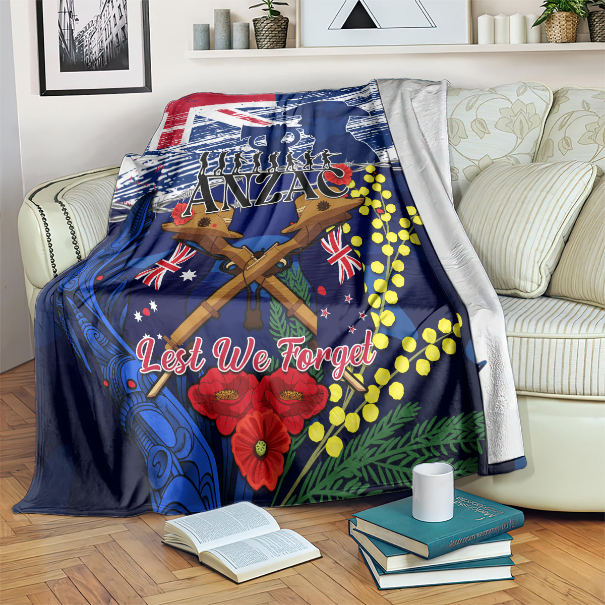 australia-and-new-zealand-anzac-day-blanket-lest-we-forget-silver-fern-with-golden-wattle