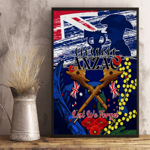 australia-and-new-zealand-anzac-day-canvas-wall-art-lest-we-forget-silver-fern-with-golden-wattle