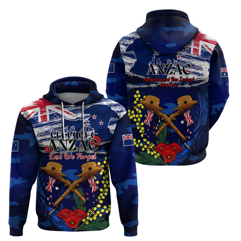 australia-and-new-zealand-anzac-day-hoodie-lest-we-forget-silver-fern-with-golden-wattle