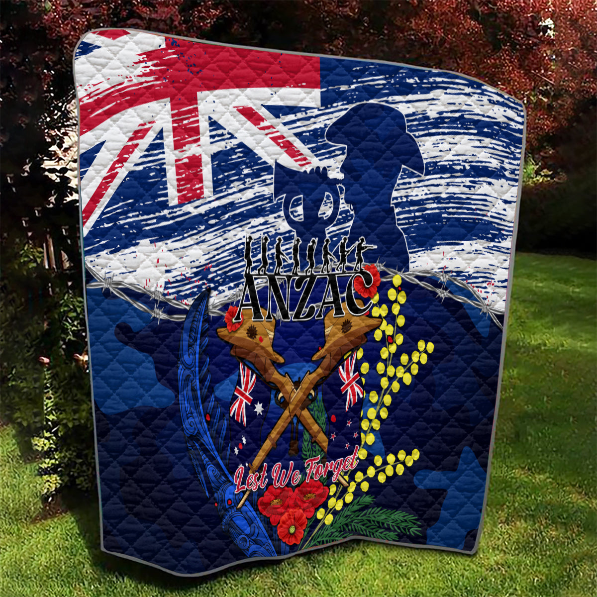 australia-and-new-zealand-anzac-day-quilt-lest-we-forget-silver-fern-with-golden-wattle