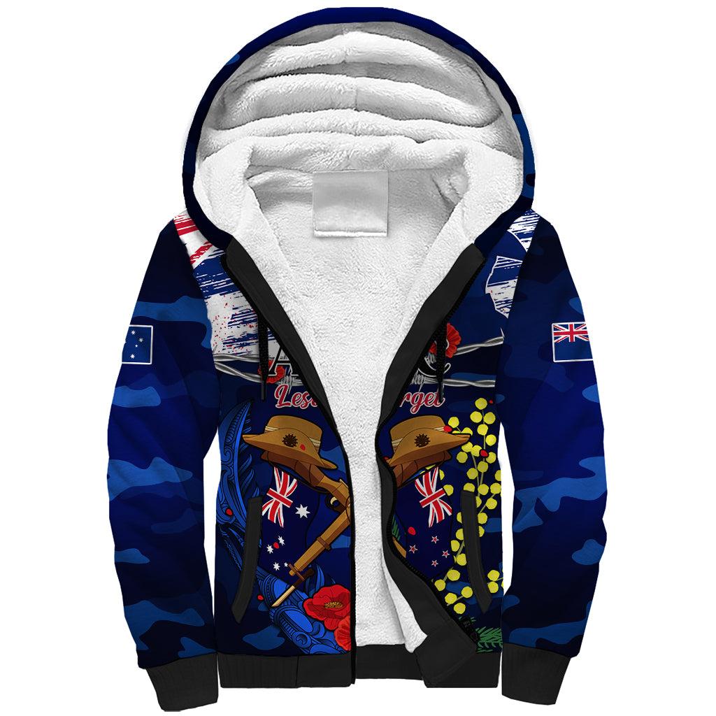 australia-and-new-zealand-anzac-day-sherpa-hoodie-lest-we-forget-silver-fern-with-golden-wattle