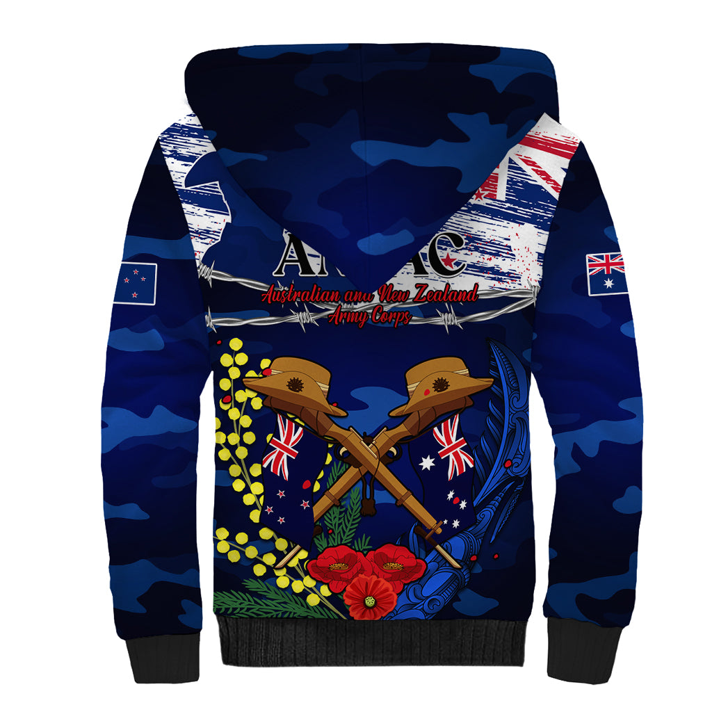 australia-and-new-zealand-anzac-day-sherpa-hoodie-lest-we-forget-silver-fern-with-golden-wattle