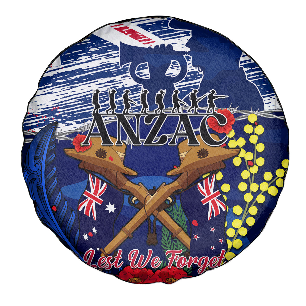 australia-and-new-zealand-anzac-day-spare-tire-cover-lest-we-forget-silver-fern-with-golden-wattle