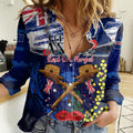 australia-and-new-zealand-anzac-day-women-casual-shirt-lest-we-forget-silver-fern-with-golden-wattle