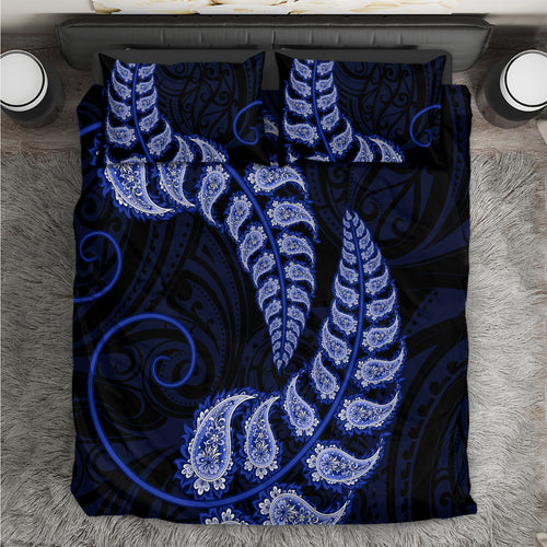 blue-new-zealand-paisley-silver-fern-bedding-set-aotearoa-maori