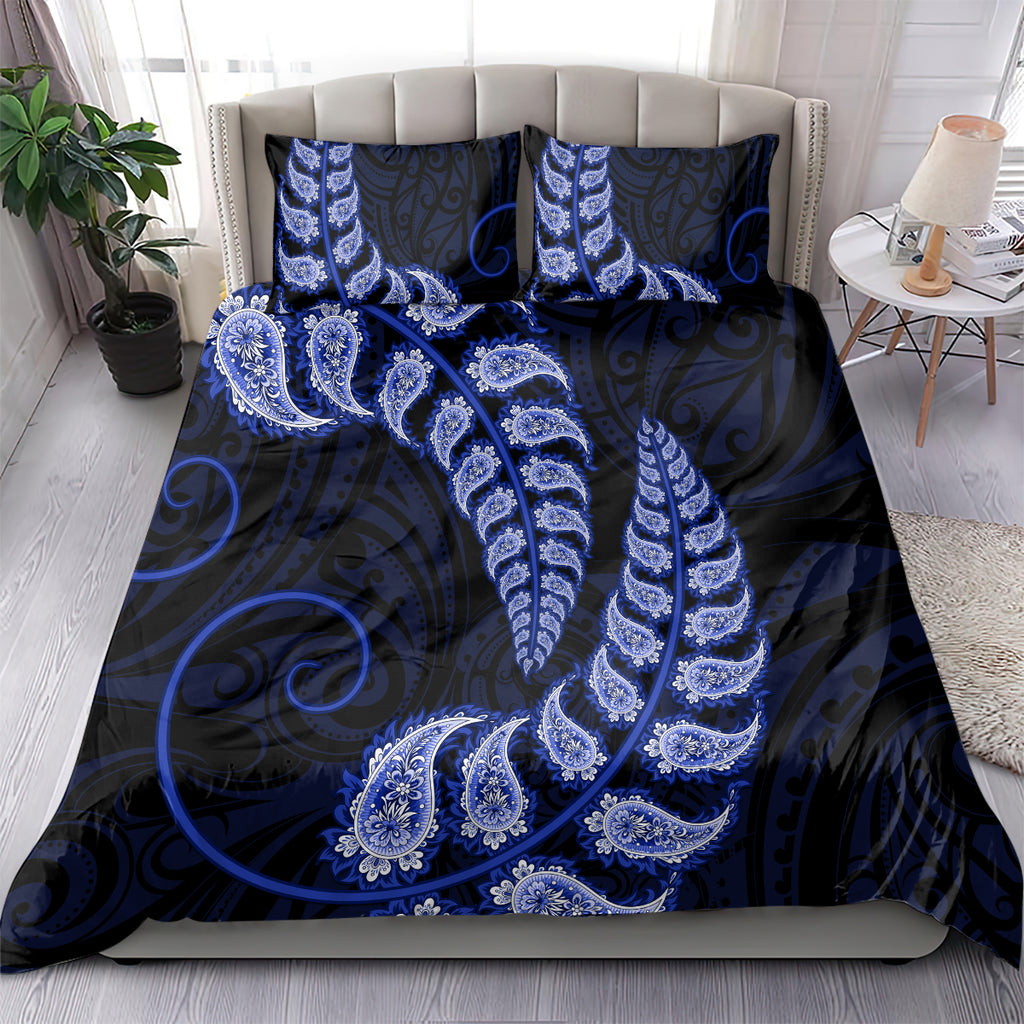 blue-new-zealand-paisley-silver-fern-bedding-set-aotearoa-maori