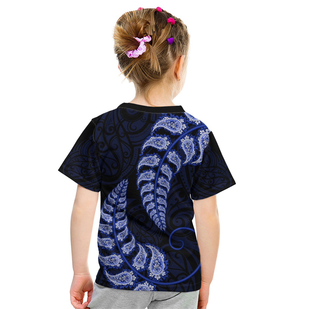 blue-new-zealand-paisley-silver-fern-kid-t-shirt-aotearoa-maori