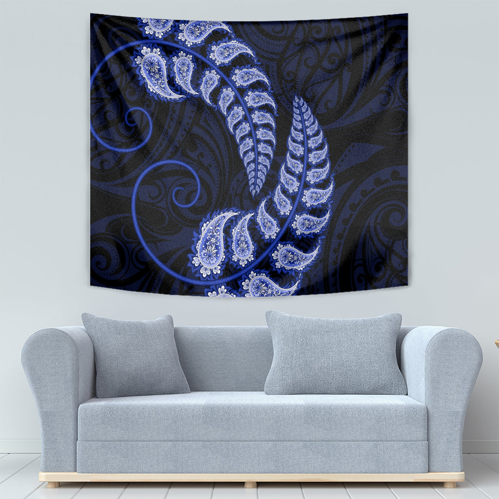 blue-new-zealand-paisley-silver-fern-tapestry-aotearoa-maori