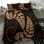 brown-new-zealand-paisley-silver-fern-bedding-set-aotearoa-maori