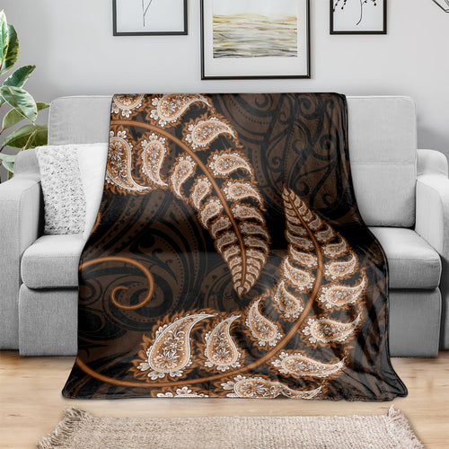 brown-new-zealand-paisley-silver-fern-blanket-aotearoa-maori