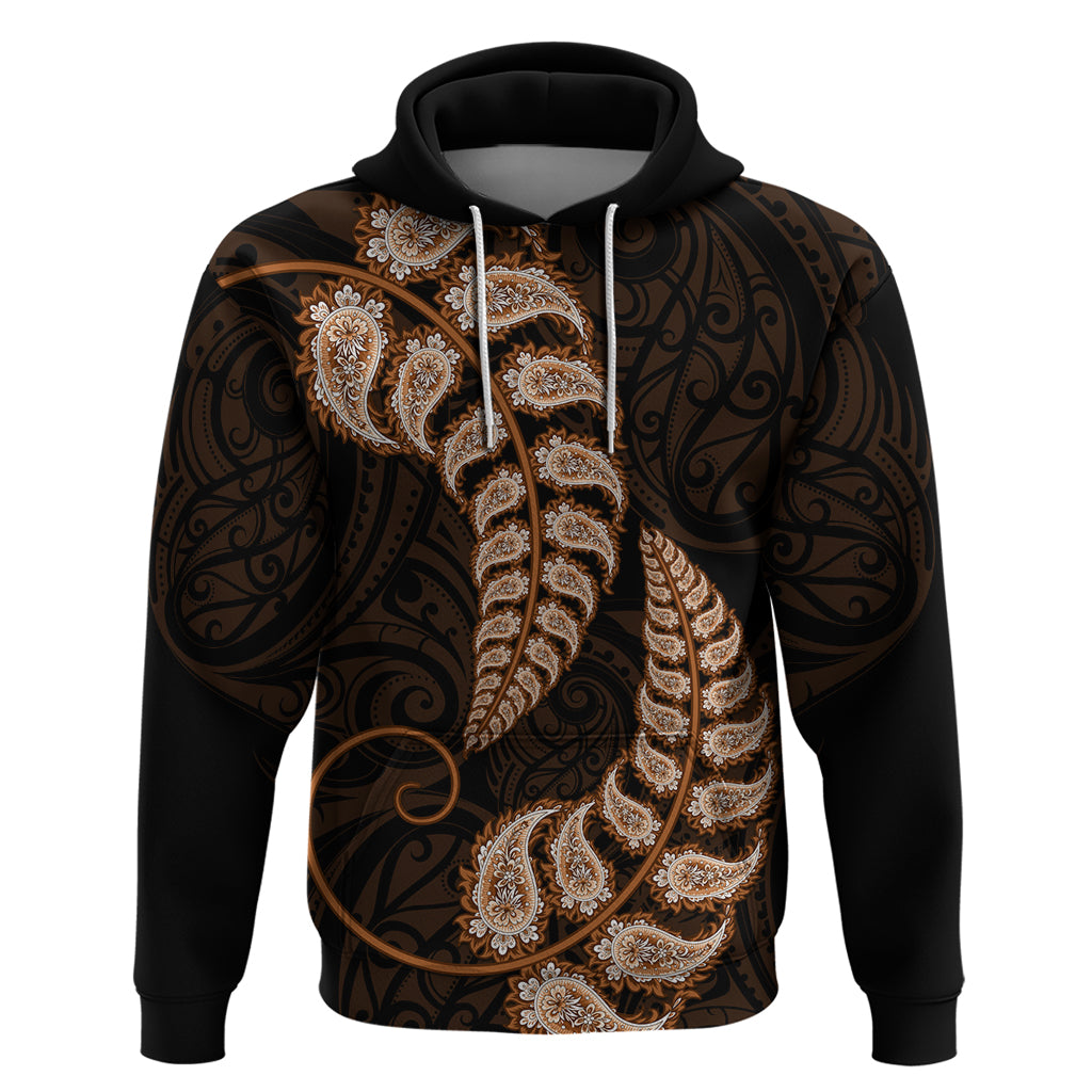 brown-new-zealand-paisley-silver-fern-hoodie-aotearoa-maori